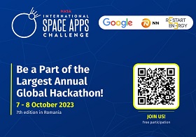  NASA Space Apps Challenge România - cel mai mare hackathon internațional| 7-8.10