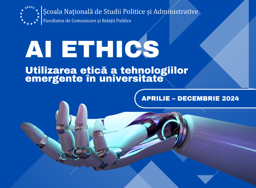 Lansare proiect AI ETHICS: utilizarea etică a tehnologiilor emergente în universitate
