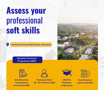 Mobilitate Erasmus+  program intensiv mixt (BIP)