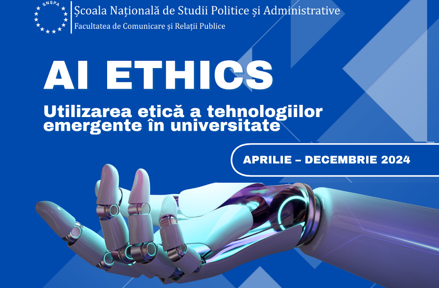 Lansare proiect AI ETHICS. Update: Workshop „AI în cercetare și predare: oportunități și provocări"