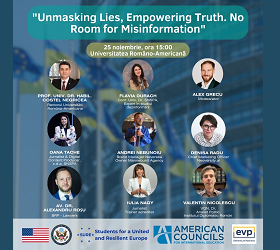 Conferința "Unmasking Lies, Empowering Truth. No Room for Misinformation" | 25.11.2024